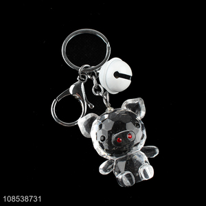 Good quality cute animal acrylic key chain promotional keychain