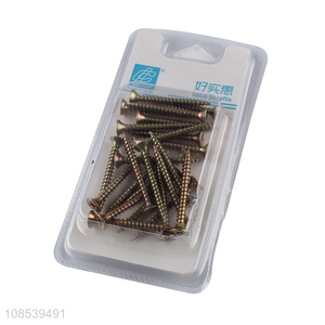 Hot items zinc plated countersunk chipboard screw