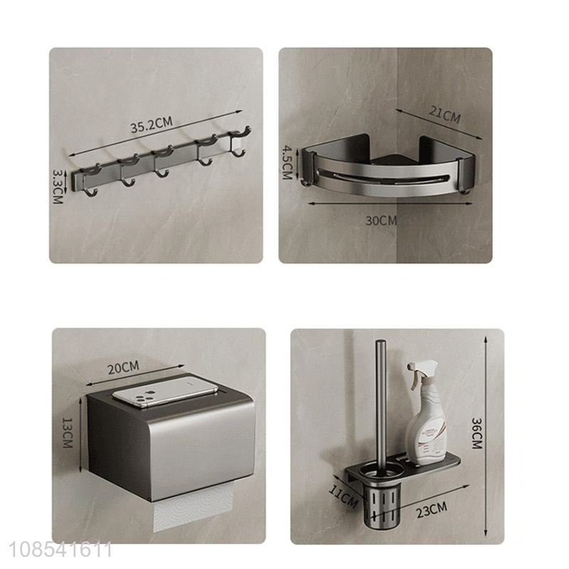 Top quality heavy duty wall-mounted bathroom shelves