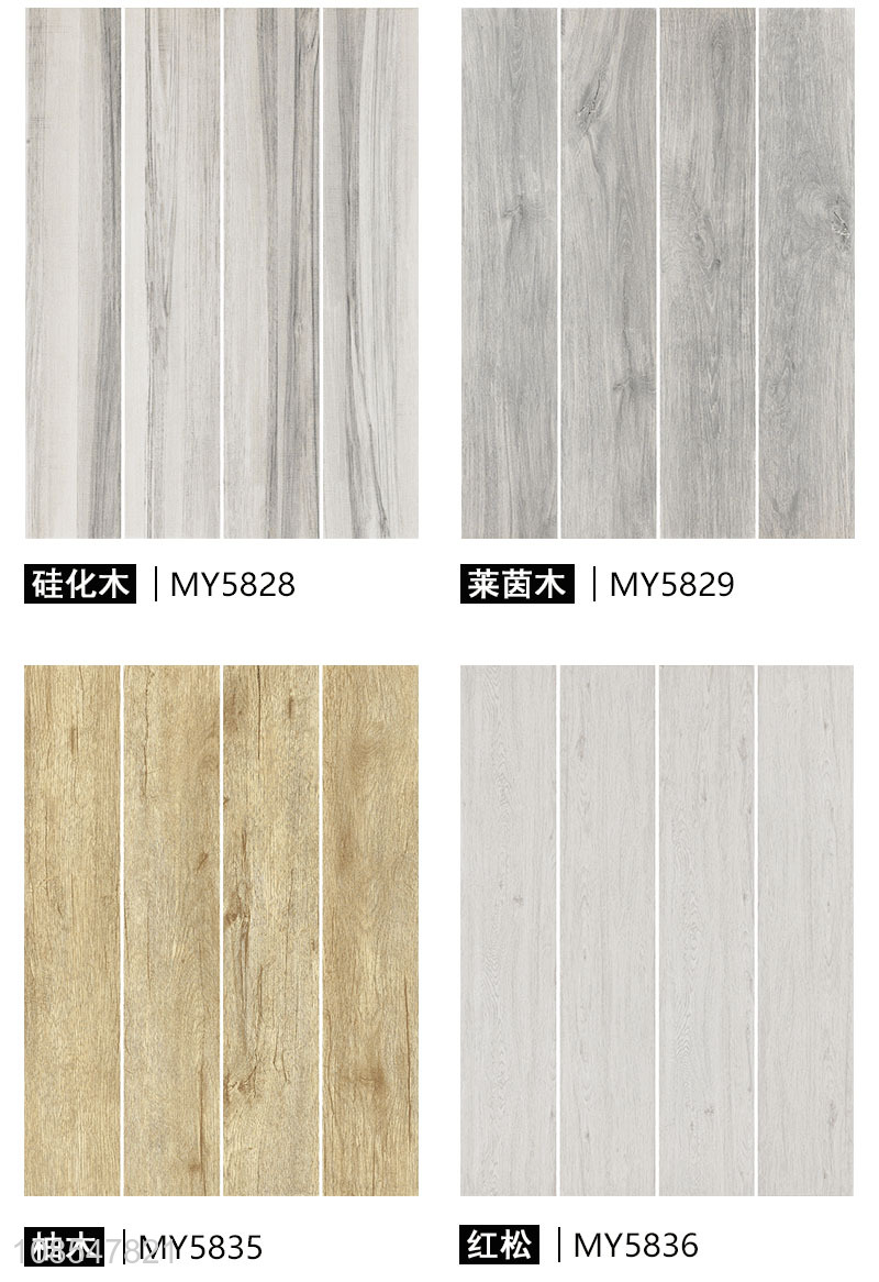 Factory direct sale all-porcelain straight edge floor tiles