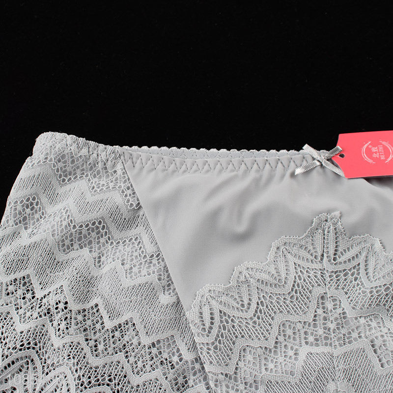 High quality women panties sexy lace brim underwear briefs