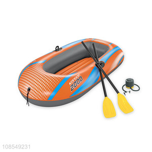 Hot selling 2-person kayak set inflatable fishing canoe set