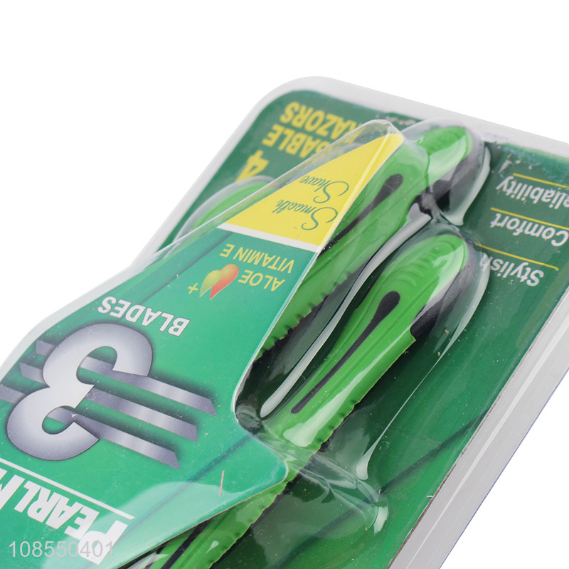 China products disposable triple blades razor for daily use