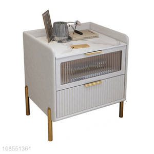 Good quality modern solid bedside storage cabinet for sale