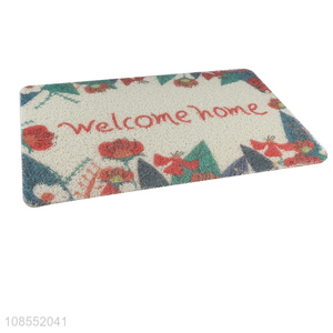 Factory price waterproof pvc welcome mat non-slip floor mat