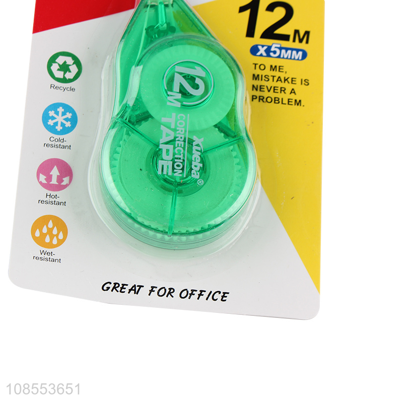 Top quality plastic students correction tape for office