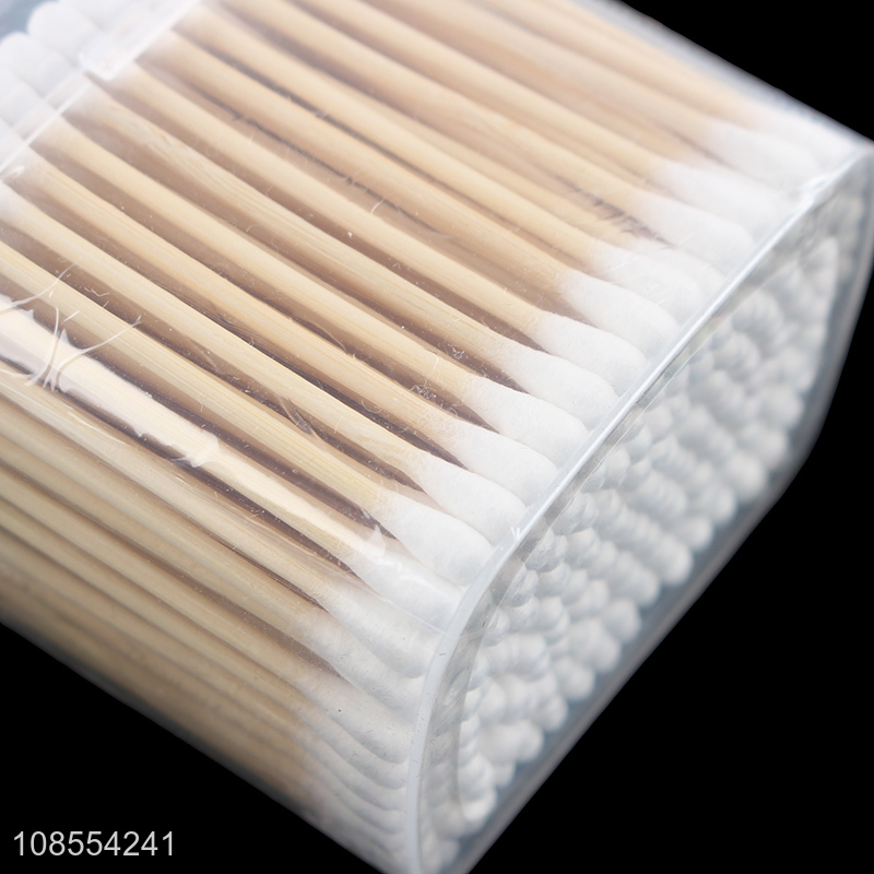 Wholesale 200pcs multipurpose disposable bamboo cotton swabs