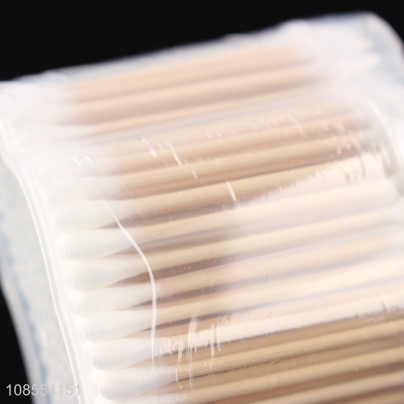 Good quality 200pcs disposable cotton buds bamboo cotton swab