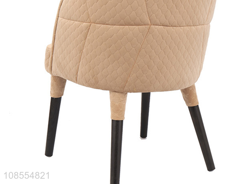Wholesale leisure upholstered dining chair for home hotel restaurant