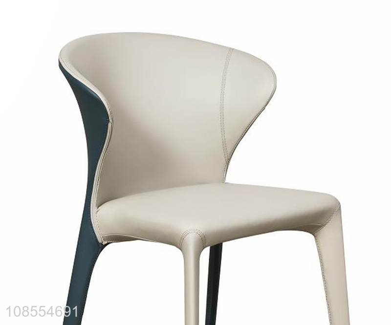 Hot sale pu leather back-rest chair hotel restaurant dining chair