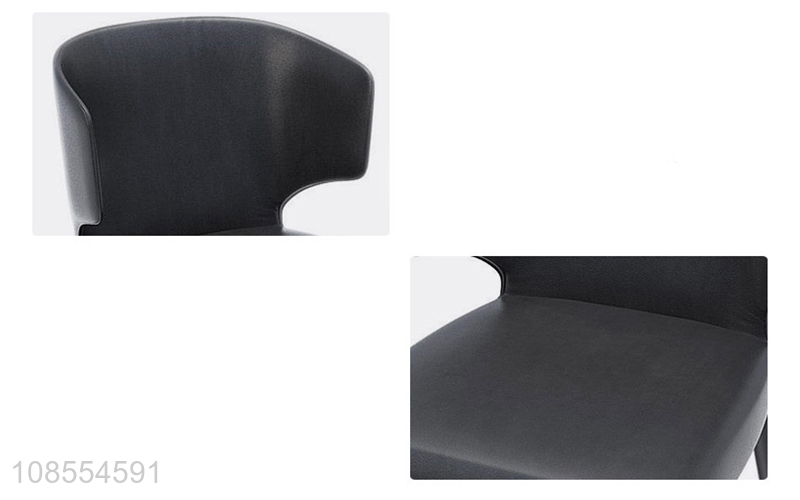 Wholesale European style pu leather armless chair for home hotel cafe