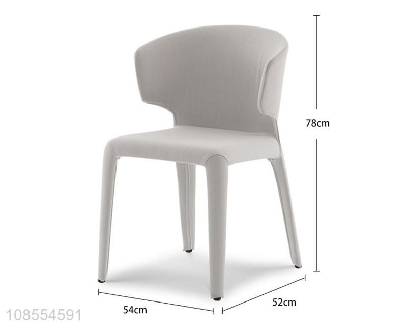 Wholesale European style pu leather armless chair for home hotel cafe