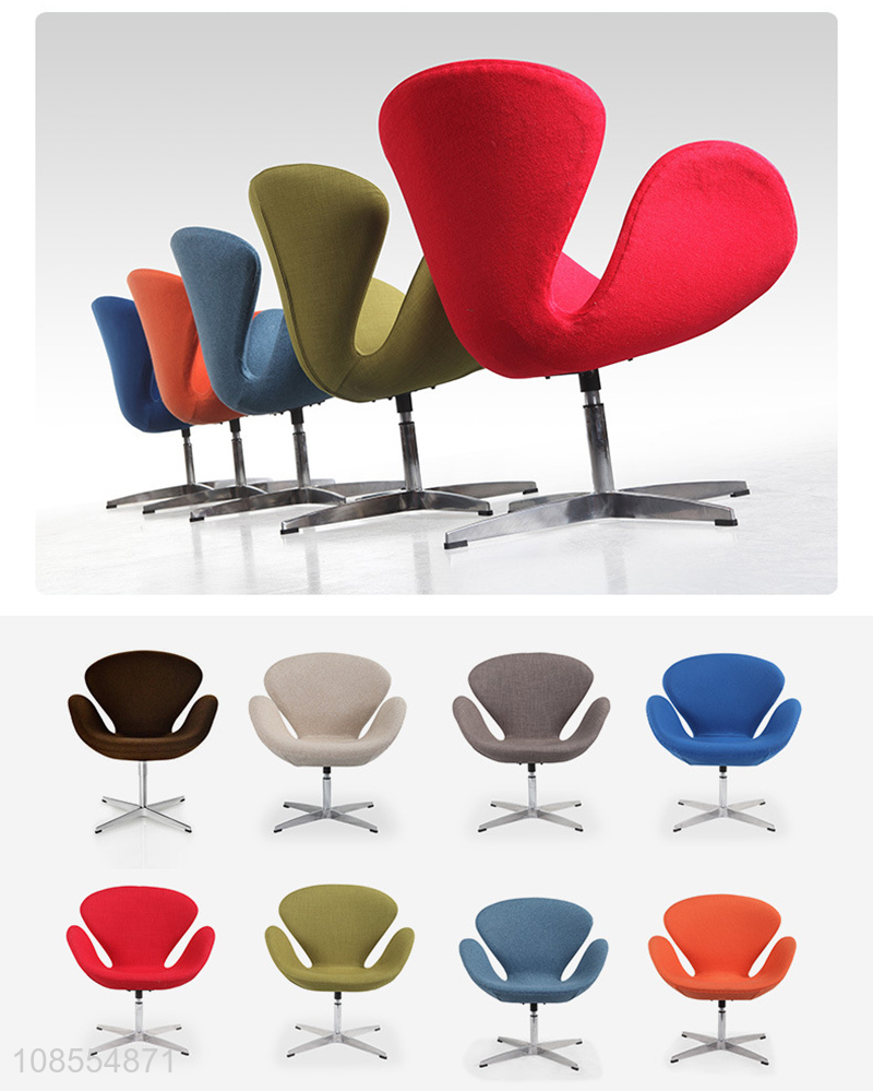 Wholesale upholstered swan chair computer chair for office hotel