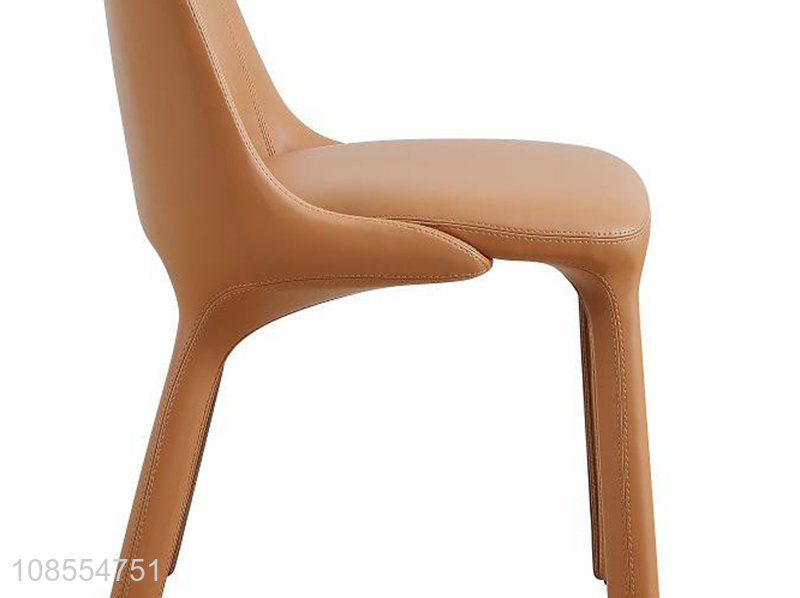 New products pu leather back-rest chair dining chair bar chair