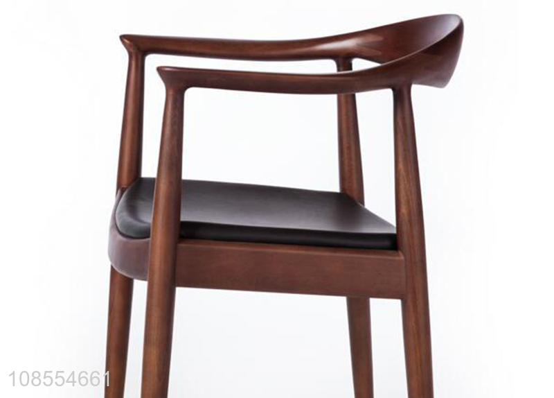 Hot selling solid wood dining chair American style president's chair