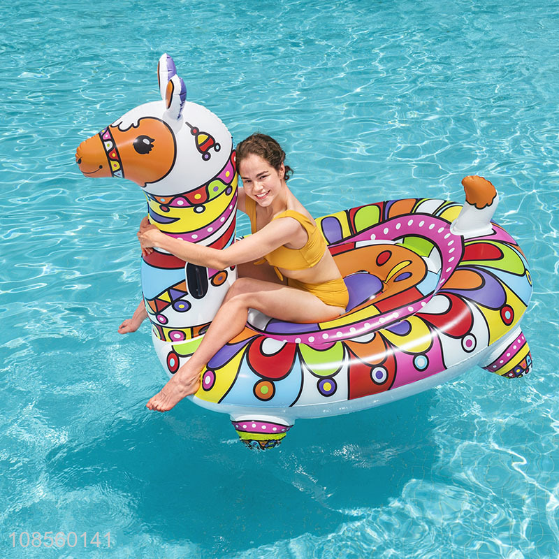 Good selling animal ride-on inflatable float toys