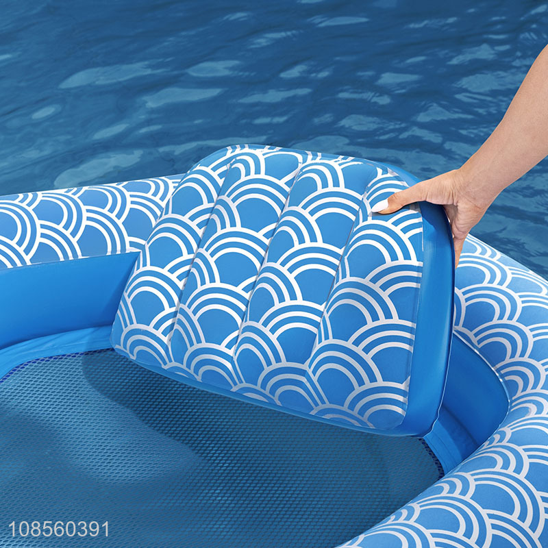 Top quality outdoor swim inflatable floating bed for sale