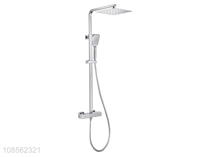 China wholesale square thermostatic shower system set