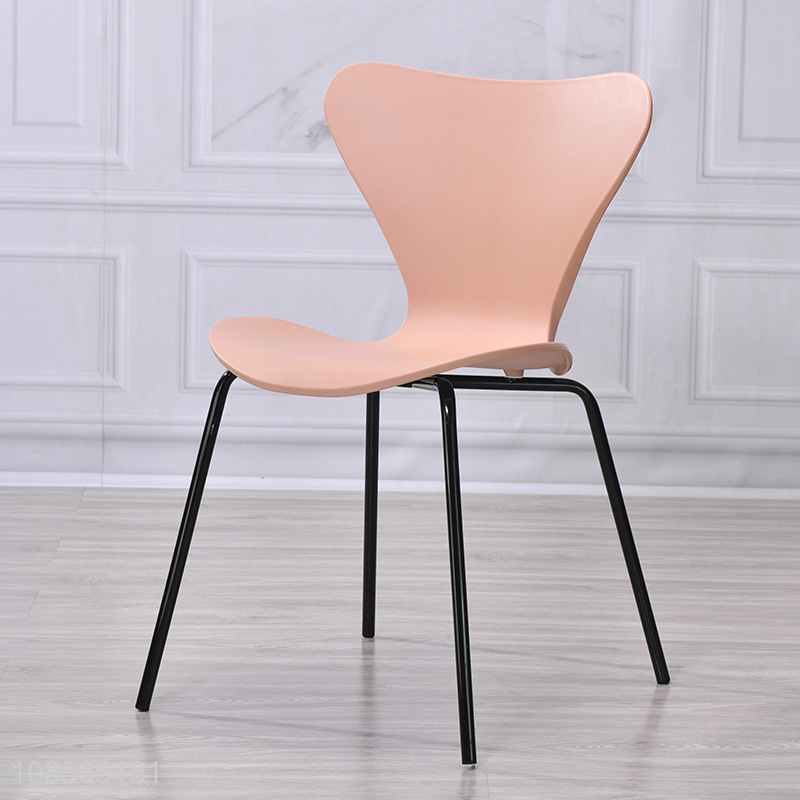 Wholesale simple backrest dining chair backrest chair for restaurant