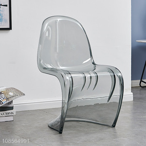 China imports creative transparent acrylic dining chair ghost chair