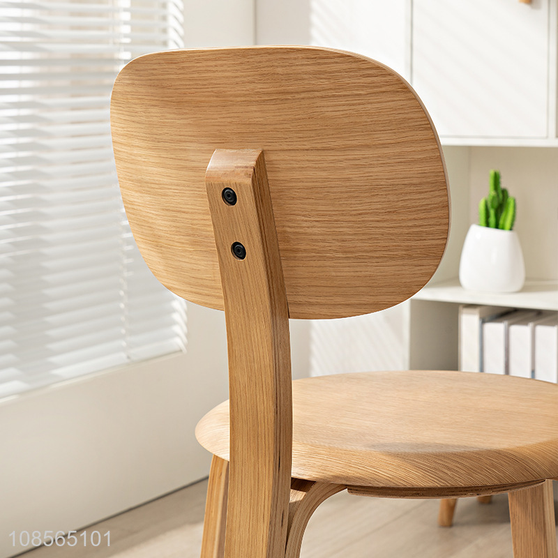 Good quality solid wood dining chair for coffee shop restaurant