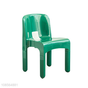 Wholesale Nordic style plastic backrest dining chair for restaurant
