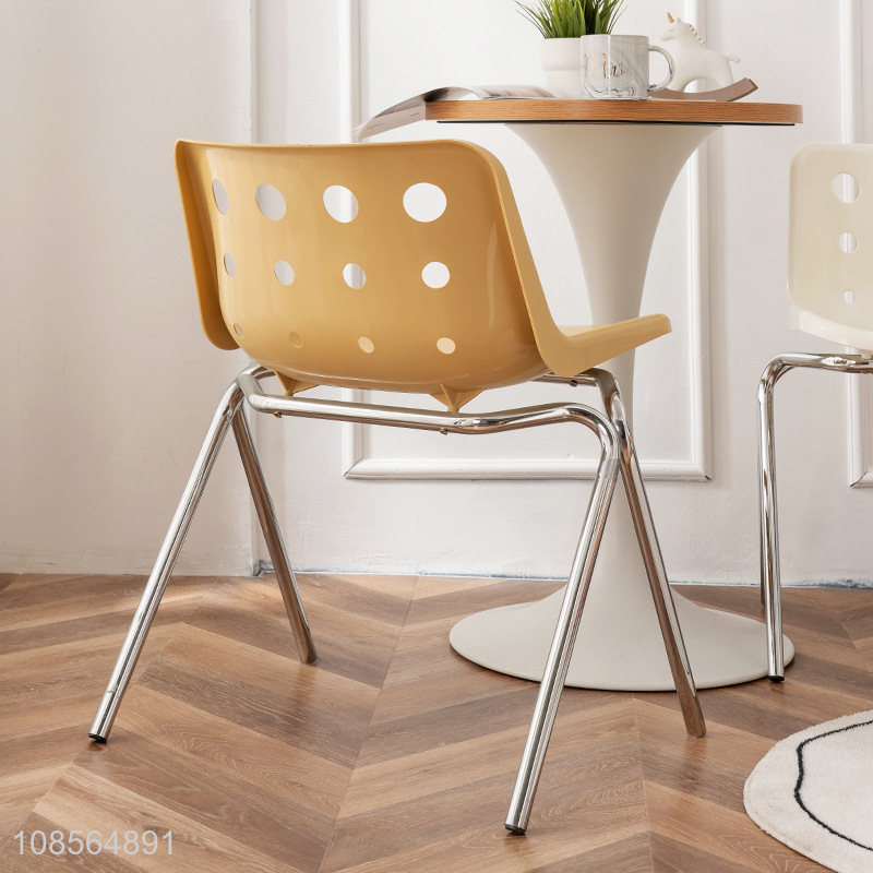 Wholesale cute cheese chair hollow out design creative dining chair