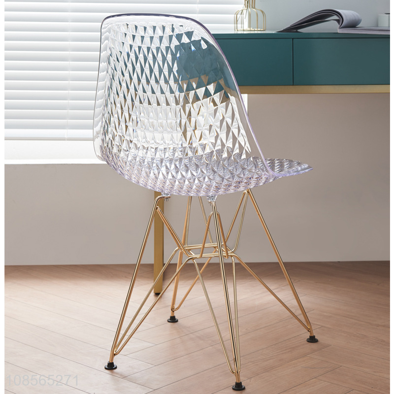 Hot sale transparent acrylic dining chair leisure negotiation chair
