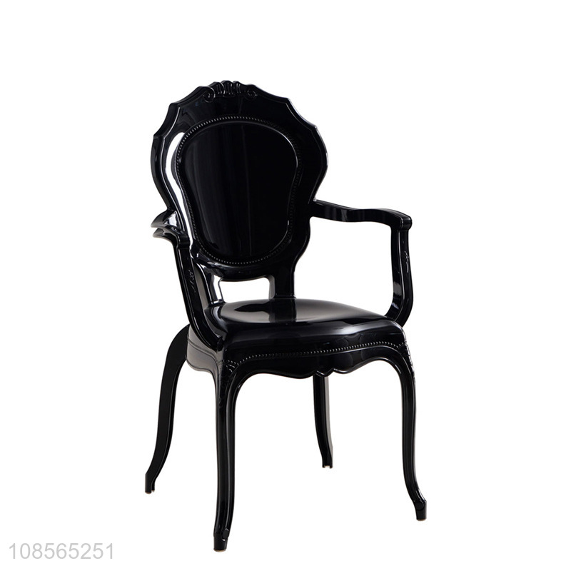 Factory price transparent dining chair plastica crylic dressing chair