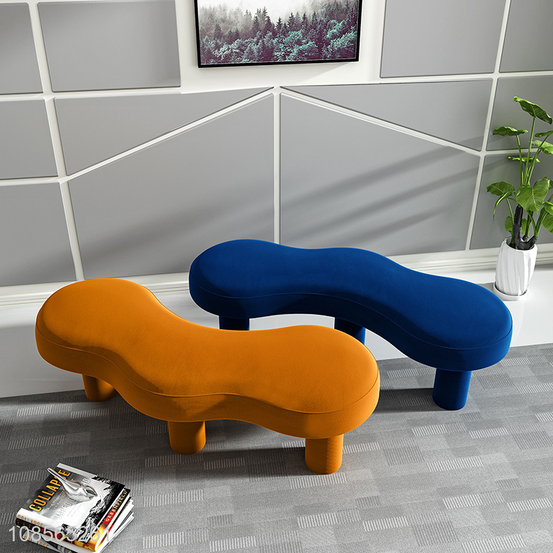 Wholesale creative upholstered stool ottoman household sofa bench