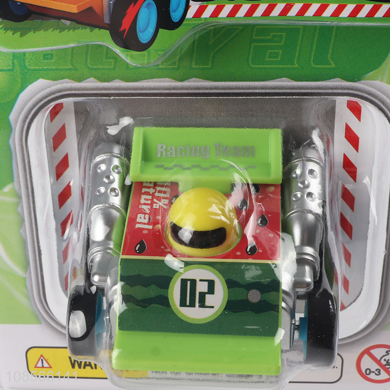 Wholesale mini pull-back drinks race car for kids