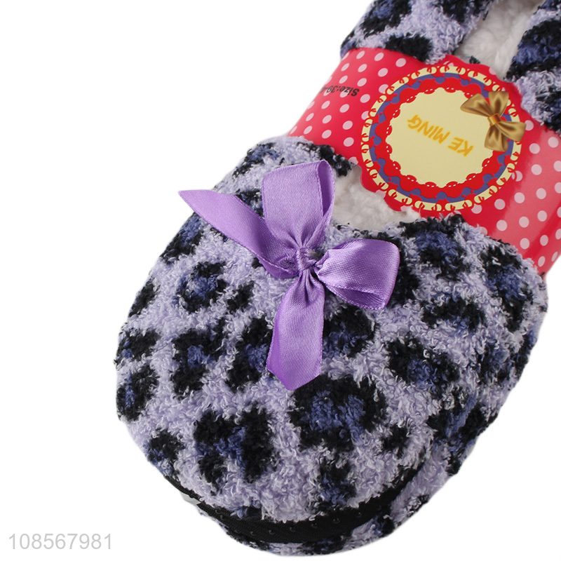 China factory soft comfortable floor plush home slipper