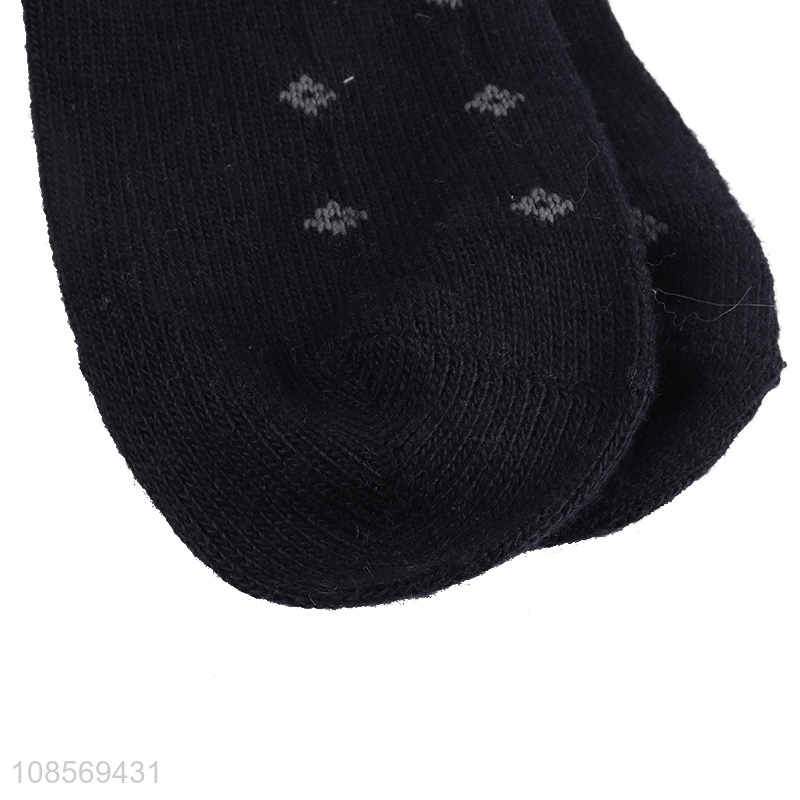 Good quality black comfortable cotton socks ankle socks