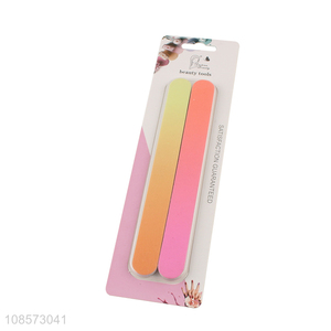 Factory supply multicolor nail art tool nail file for sale