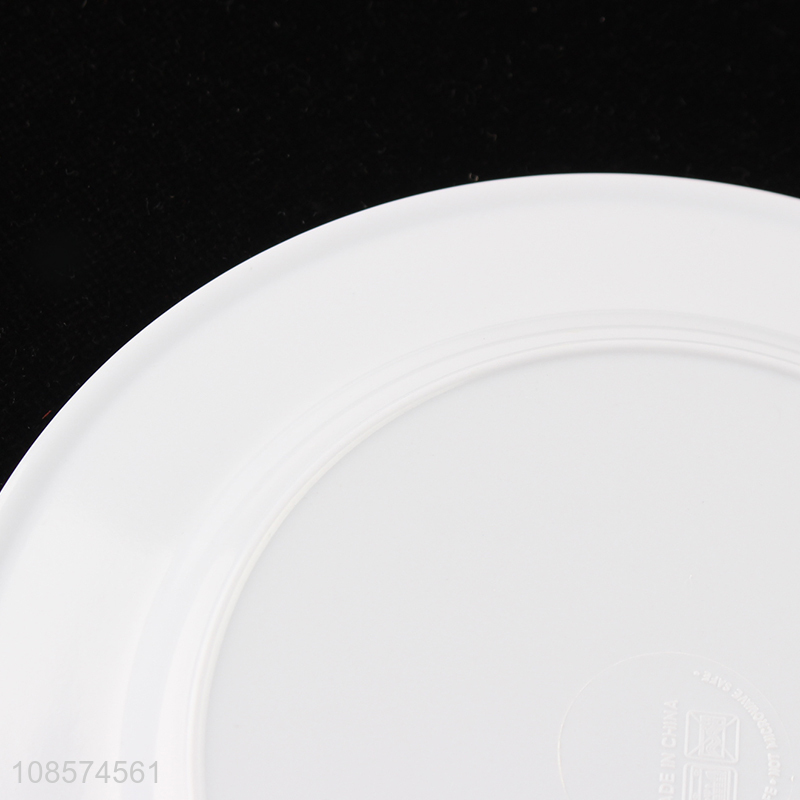 Most popular round decorative tableware melamine plate