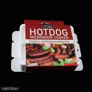 Wholesale food grade rappit microwave hot dog cooker hot dog steamer