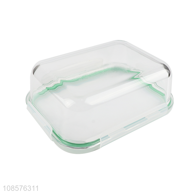 Factory supply 3pcs glass fresh-keeping bowls bento lunch box