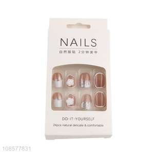 Good selling natural comfortable fake nail decoration wholesale