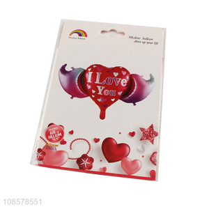 China products heart shape foil balloon for Valentine's Day