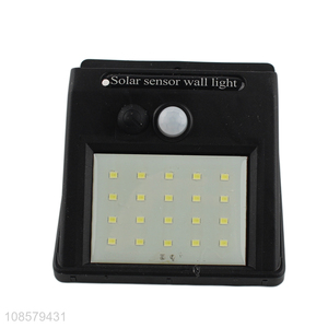 High quality solar sensor wall light outdoor led garden light