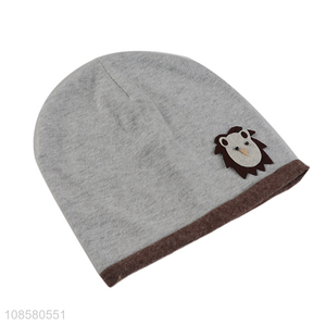 Wholesale cute winter warm knitted beanie hat for kids children
