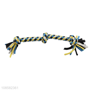 Good quality anti-bite dog rope chew toy interactive toy