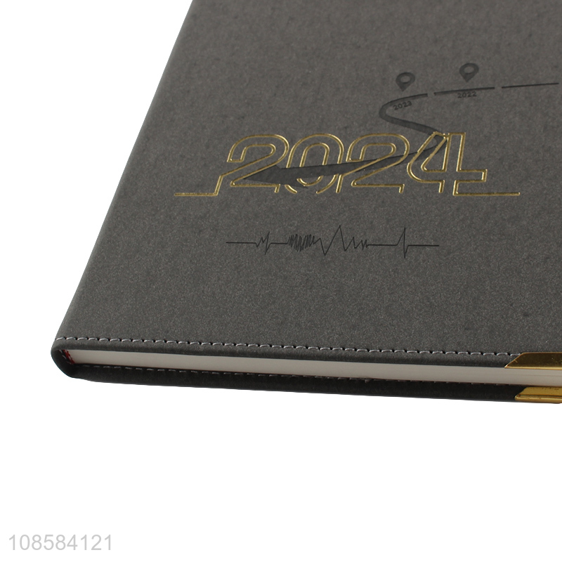 Factory price A5 pu cover notebook diary book for slae