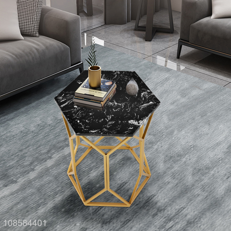Popular products metal leg table marble coffee table