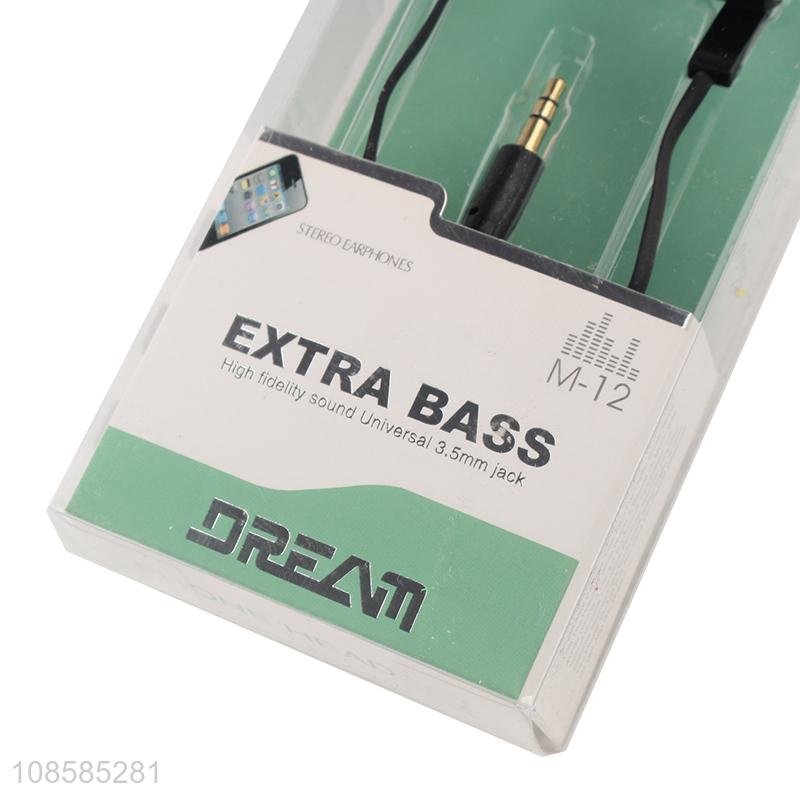 Latest products stereo earphones extra bass music earphones