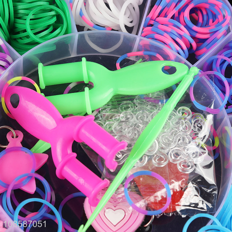 Hot selling rubber bands Diy bracelet kit for kids girls