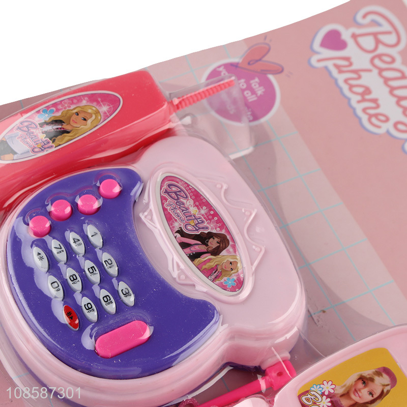 Good price beauty phone toy music cell phone for kids age 3+