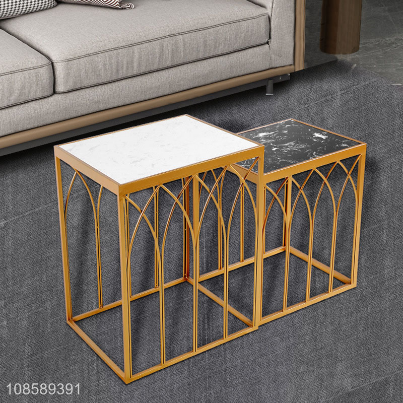 Best selling home living room square combination coffee table