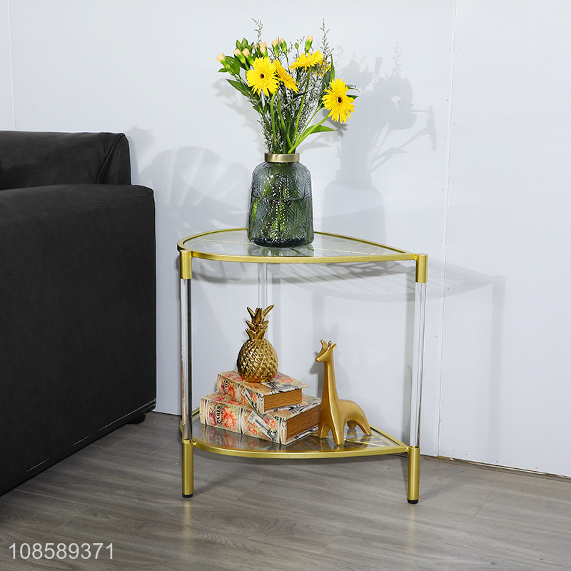 Factory price creative acrylic table corner table for sale