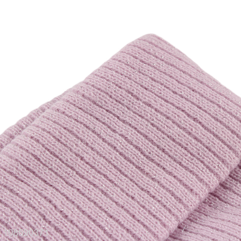 High quality unisex acrylic knitted beanie hat winter warm hat